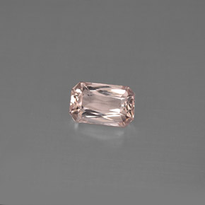 0.73 ct Pink Morganite Gemstone, Morganite Gem in Octagon / Scissor Cut Shape for Sale.