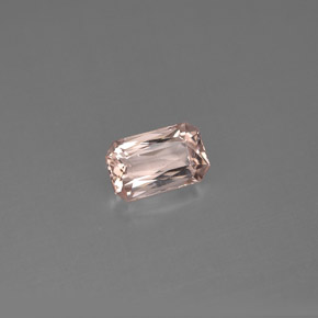 0.73 ct Pink Morganite Stone, Natural Morganite in Octagon / Scissor Cut Shape for Sale
