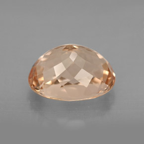 Morganite Gemstone in 10 x 8 mm (calibrated) Size for Sale, Morganite Stone in Salmon Color