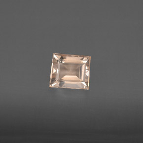 0.80 ct Pink Morganite Gemstone, Morganite Gem in Baguette Facet Shape for Sale.
