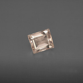 0.80 ct Pink Morganite Stone, Natural Morganite in Baguette Facet Shape for Sale
