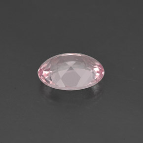 Morganite Gemstone in 7.4 x 6 mm Size for Sale, Morganite Stone in Light Pink Color