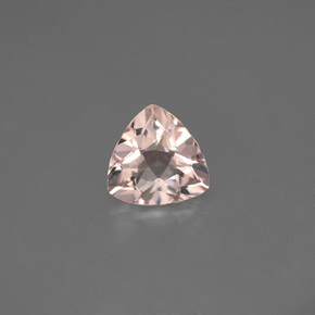 1.03 ct Pink Morganite Gemstone, Morganite Gem in Trillion Facet Shape for Sale.
