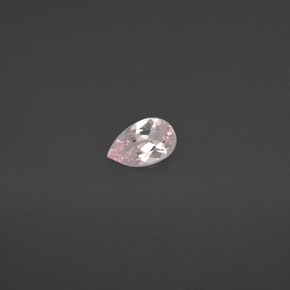 0.40 ct Pink Morganite Gemstone, Morganite Gem in Pear Facet Shape for Sale.