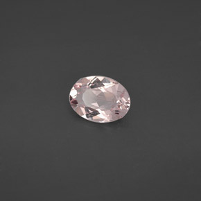 1.06 ct Pink Morganite Stone, Natural Morganite in Oval Facet Shape for Sale