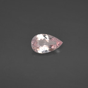1.11 ct Pink Morganite Stone, Natural Morganite in Pear Facet Shape for Sale