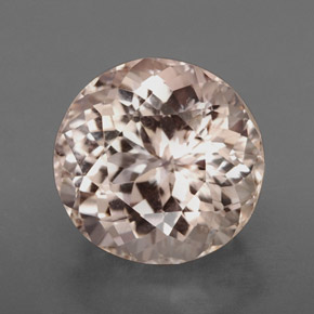 6.79 ct Pink Morganite Gemstone, Morganite Gem in Oval Facet Shape for Sale.