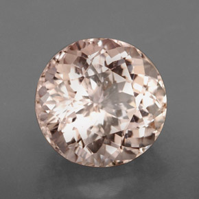 6.79 ct Pink Morganite Stone, Natural Morganite in Oval Facet Shape for Sale