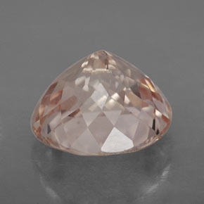 Morganite Gemstone in 11.7 x 11.4 mm Size for Sale, Morganite Stone in Light Pink Color
