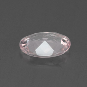 Morganite Gemstone in 7.5 x 5.7 mm Size for Sale, Morganite Stone in Light Pink Color
