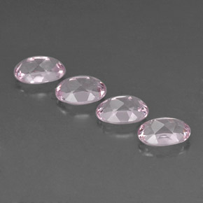 Morganite Gemstone in 7 x 5 mm (calibrated) Size for Sale, Morganite Stone in Light Pink Color