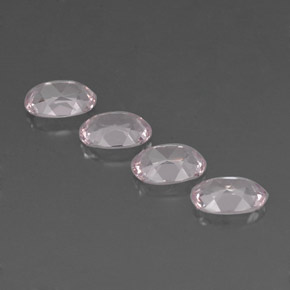 Morganite Gemstone in 7 x 5 mm (calibrated) Size for Sale, Morganite Stone in Light Pink Color