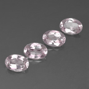 2.81 ct Pink Morganite Stone, Natural Morganite in Oval Facet Shape for Sale