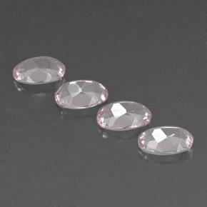 Morganite Gemstone in 7 x 5 mm (calibrated) Size for Sale, Morganite Stone in Light Pink Color