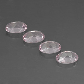 Morganite Gemstone in 7 x 5 mm (calibrated) Size for Sale, Morganite Stone in Light Pink Color