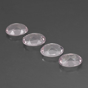Morganite Gemstone in 7 x 5 mm (calibrated) Size for Sale, Morganite Stone in Light Pink Color