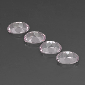 Morganite Gemstone in 7 x 5 mm (calibrated) Size for Sale, Morganite Stone in Light Pink Color