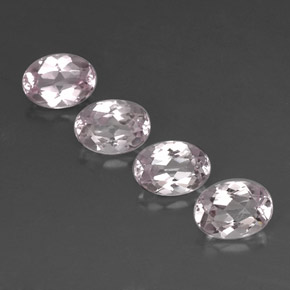 3.15 ct Pink Morganite Gemstone, Morganite Gem in Oval Facet Shape for Sale.