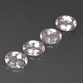 3.15 ct Pink Morganite Stone, Natural Morganite in Oval Facet Shape for Sale