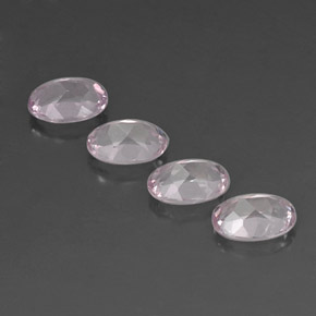 Morganite Gemstone in 7 x 5 mm (calibrated) Size for Sale, Morganite Stone in Light Pink Color