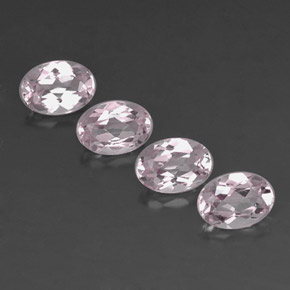 3.15 ct Pink Morganite Gemstone, Morganite Gem in Oval Facet Shape for Sale.