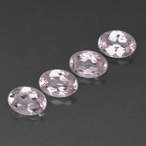 3.15 ct Pink Morganite Stone, Natural Morganite in Oval Facet Shape for Sale