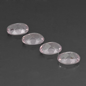 Morganite Gemstone in 7 x 5 mm (calibrated) Size for Sale, Morganite Stone in Light Pink Color