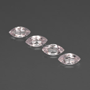 2.09 ct Pink Morganite Gemstone, Morganite Gem in Marquise Facet Shape for Sale.