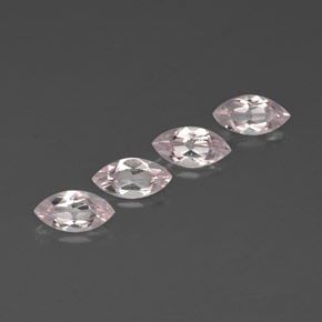 2.09 ct Pink Morganite Stone, Natural Morganite in Marquise Facet Shape for Sale