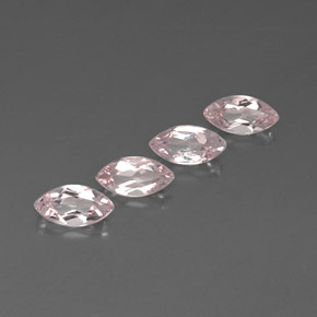 2.28 ct Pink Morganite Stone, Natural Morganite in Marquise Facet Shape for Sale