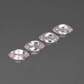 2.04 ct Pink Morganite Stone, Natural Morganite in Marquise Facet Shape for Sale