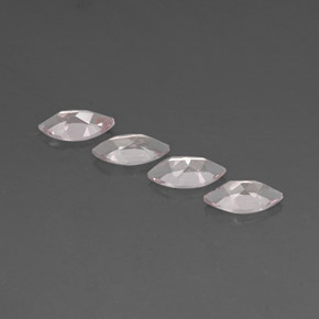 Morganite Gemstone in 8 x 4 mm (calibrated) Size for Sale, Morganite Stone in Light Pink Color