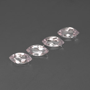 2.01 ct Pink Morganite Stone, Natural Morganite in Marquise Facet Shape for Sale