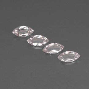 1.78 ct Pink Morganite Gemstone, Morganite Gem in Marquise Facet Shape for Sale.