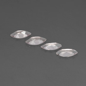 Morganite Gemstone in 8 x 4 mm (calibrated) Size for Sale, Morganite Stone in Light Pink Color