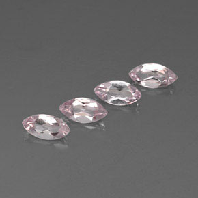 2.02 ct Pink Morganite Stone, Natural Morganite in Marquise Facet Shape for Sale
