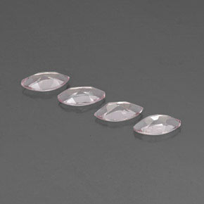 Morganite Gemstone in 8 x 4 mm (calibrated) Size for Sale, Morganite Stone in Light Pink Color