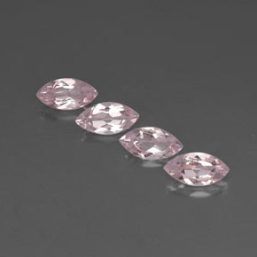 2.12 ct Pink Morganite Gemstone, Morganite Gem in Marquise Facet Shape for Sale.