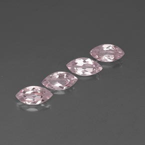 2.12 ct Pink Morganite Stone, Natural Morganite in Marquise Facet Shape for Sale