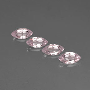 2.20 ct Pink Morganite Gemstone, Morganite Gem in Marquise Facet Shape for Sale.