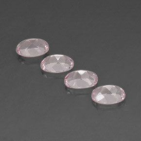 Morganite Gemstone in 7 x 5 mm (calibrated) Size for Sale, Morganite Stone in Light Pink Color