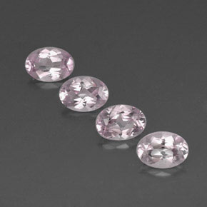 3.00 ct Pink Morganite Gemstone, Morganite Gem in Oval Facet Shape for Sale.