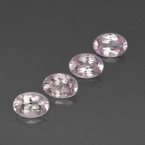 3.00 ct Pink Morganite Stone, Natural Morganite in Oval Facet Shape for Sale
