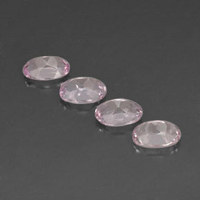 Morganite Gemstone in 7 x 5 mm (calibrated) Size for Sale, Morganite Stone in Light Pink Color