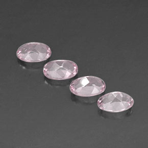 Morganite Gemstone in 7 x 5 mm (calibrated) Size for Sale, Morganite Stone in Light Pink Color