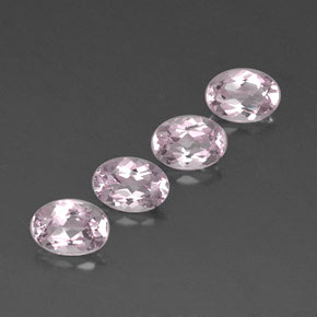 3.10 ct Pink Morganite Stone, Natural Morganite in Oval Facet Shape for Sale