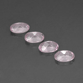Morganite Gemstone in 7 x 5 mm (calibrated) Size for Sale, Morganite Stone in Light Pink Color