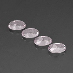 Morganite Gemstone in 7 x 5 mm (calibrated) Size for Sale, Morganite Stone in Light Pink Color