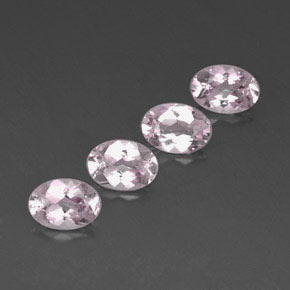 3.00 ct Pink Morganite Stone, Natural Morganite in Oval Facet Shape for Sale
