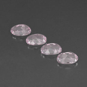 Morganite Gemstone in 7 x 5 mm (calibrated) Size for Sale, Morganite Stone in Light Pink Color